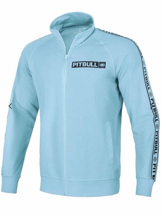 Pitbull Other - Pit Bull West Coast Nassau Sweat Jacket Light Blue Full Zip Track Men’s M NWT